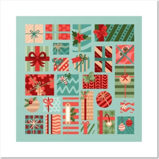 Christmas Gift Colorful | Merry Christmas 2022 Posters and Art